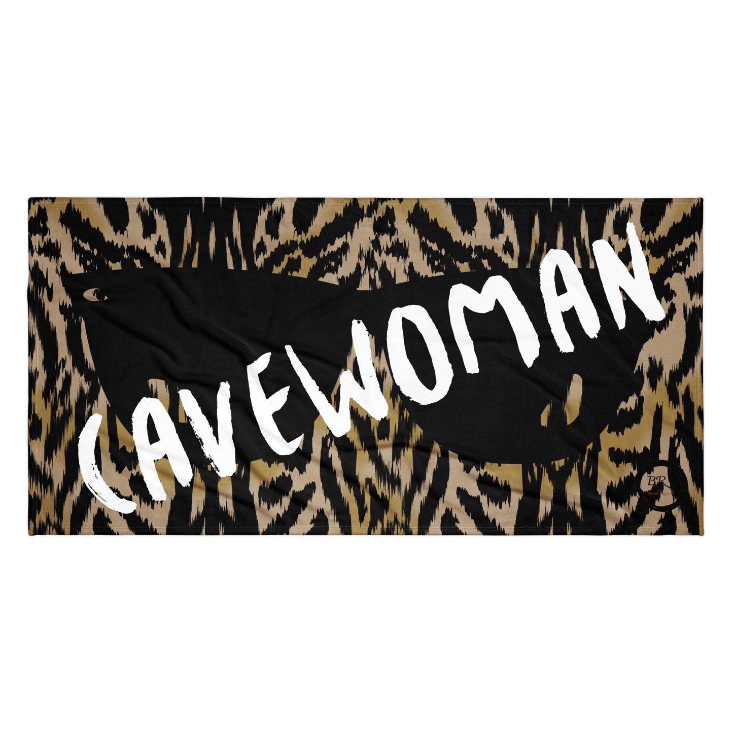 cavewoman Beach Towel