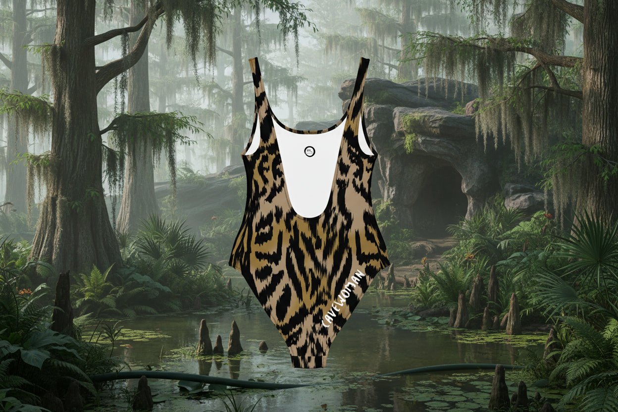 cavewoman One-Piece Swimsuit