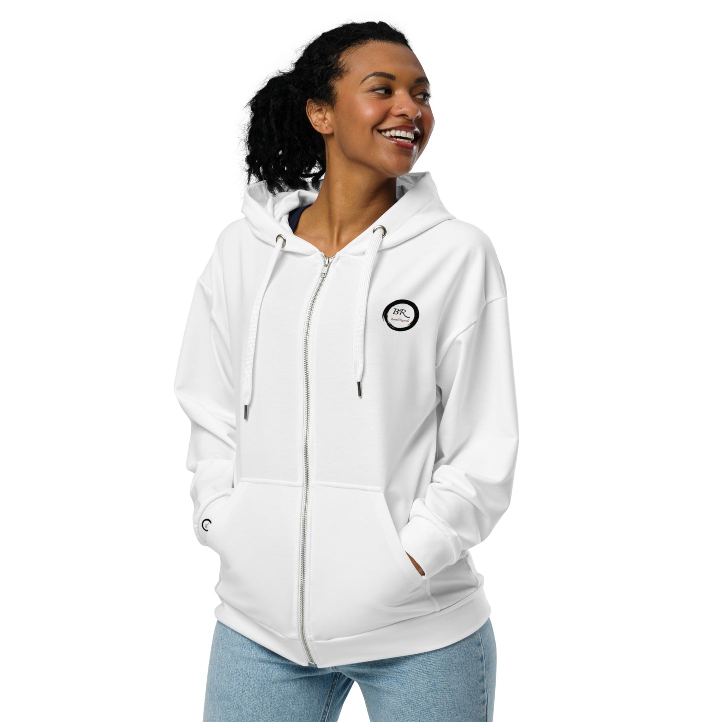 Unisex eco zip hoodie