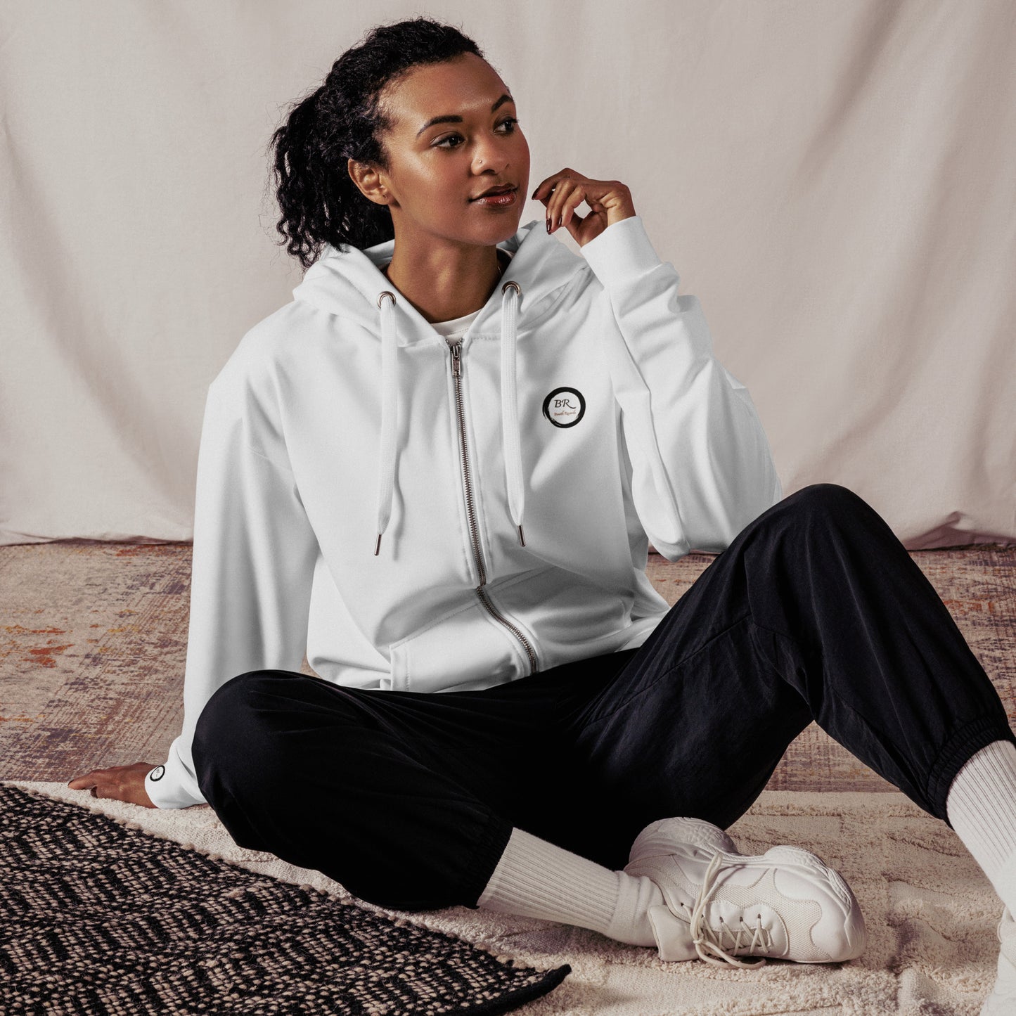 Unisex eco zip hoodie