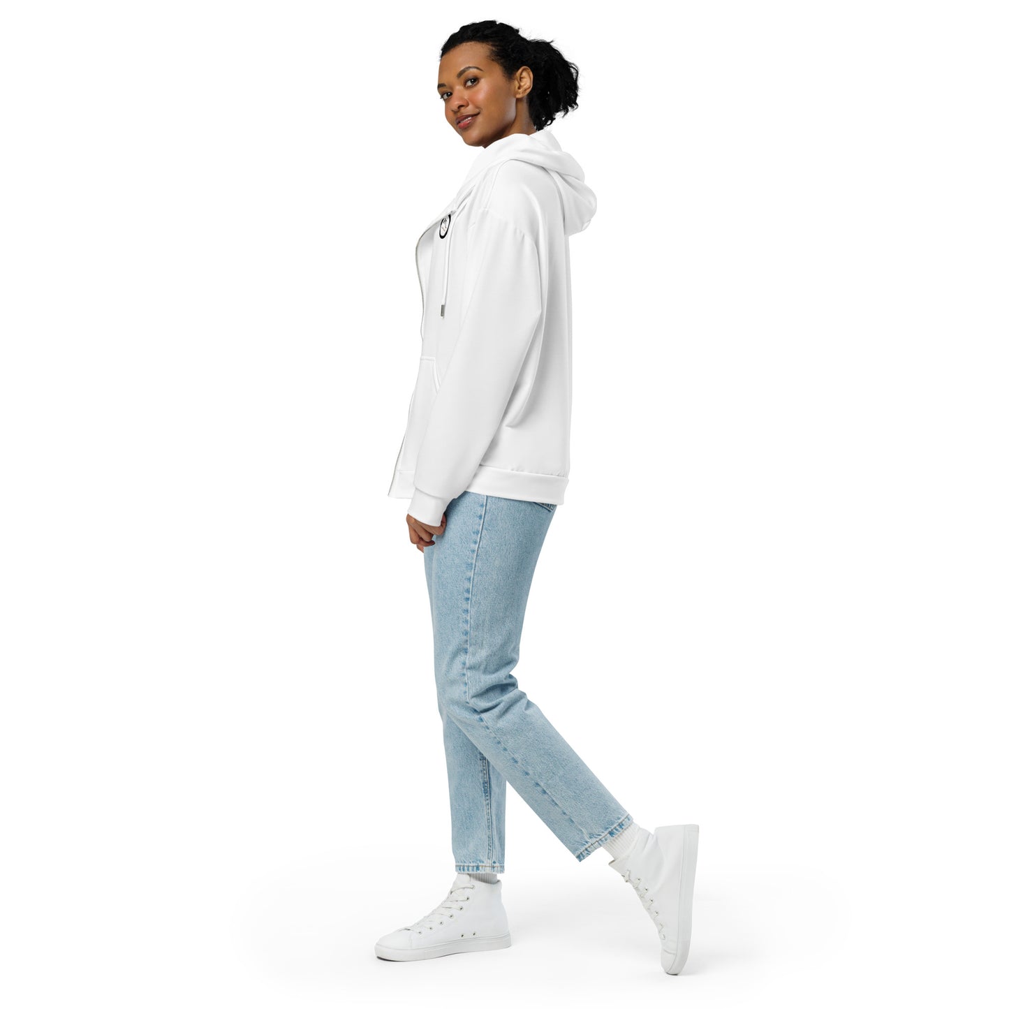 Unisex eco zip hoodie