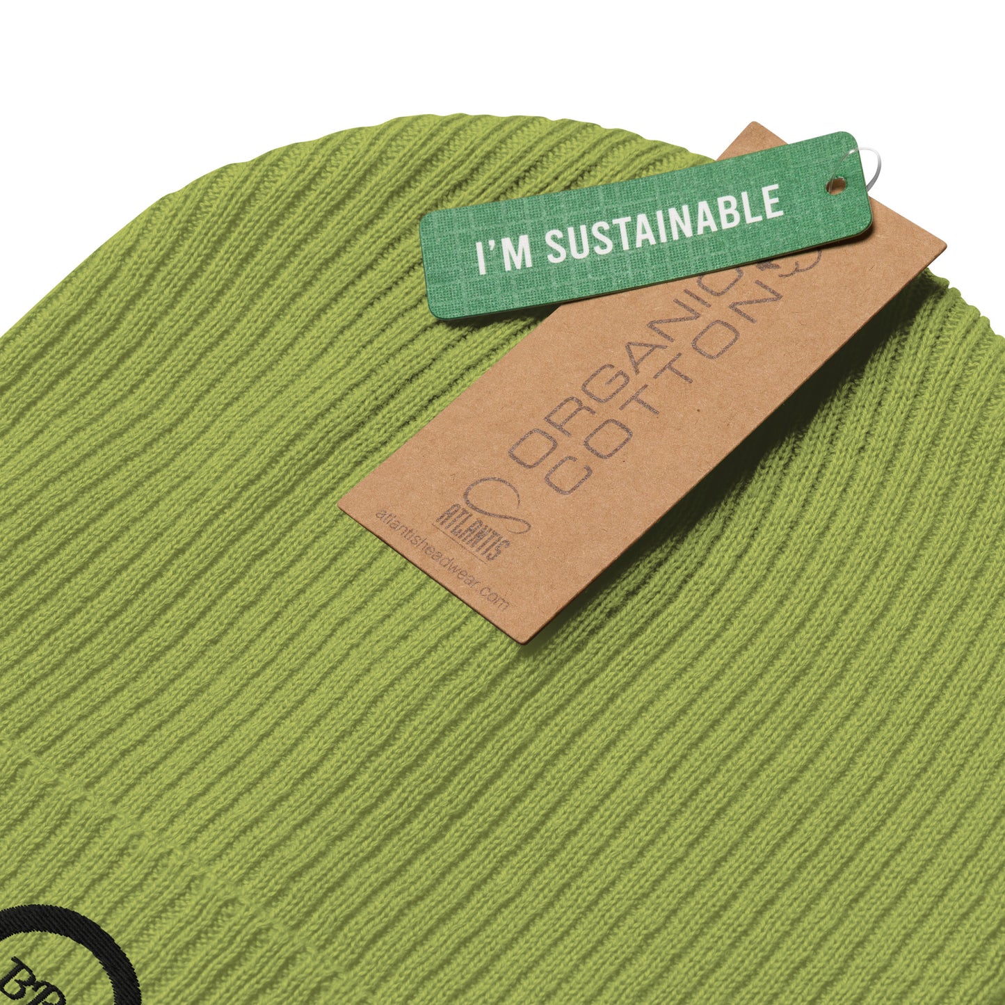 Organic ribbed beanie