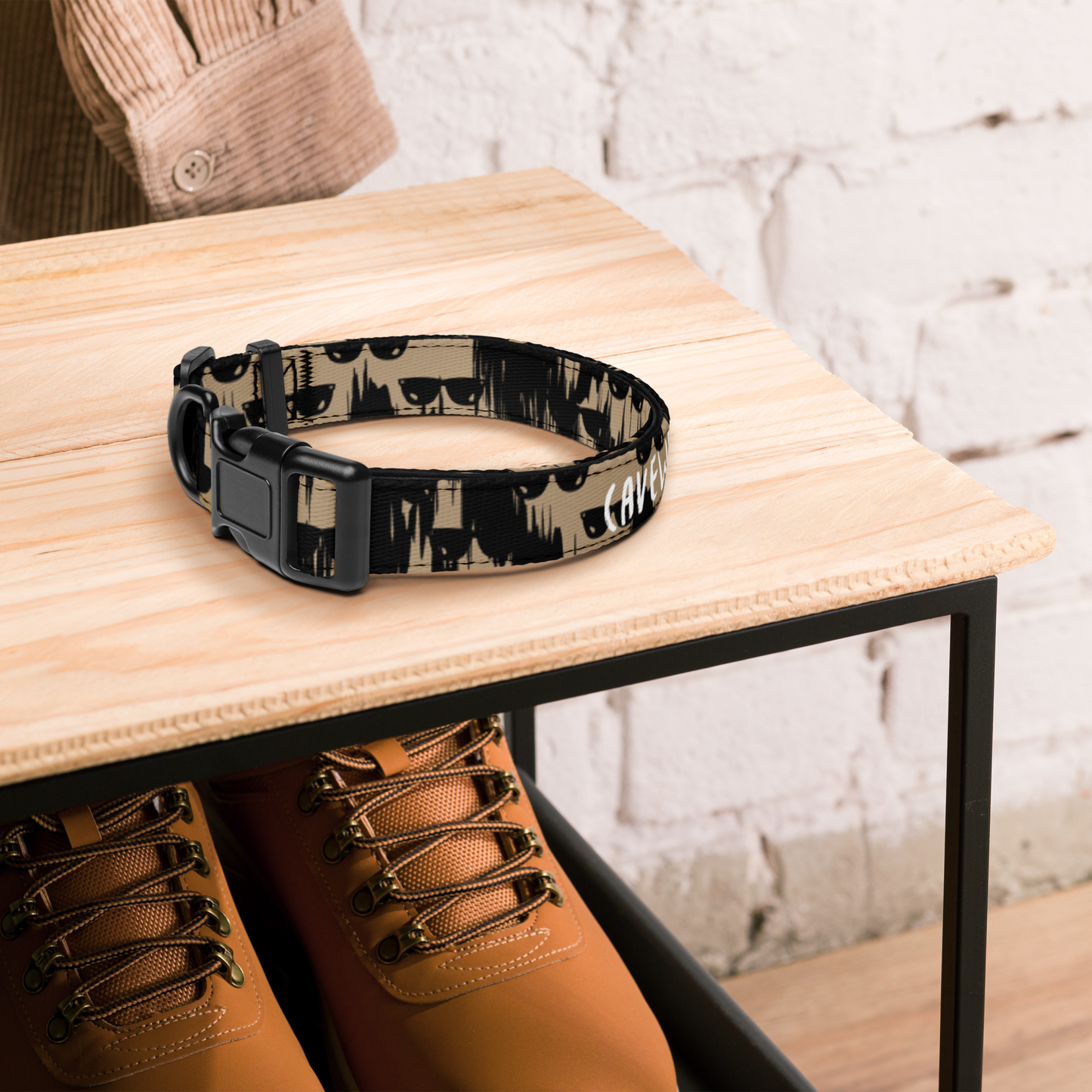 cavewoman Pet collar