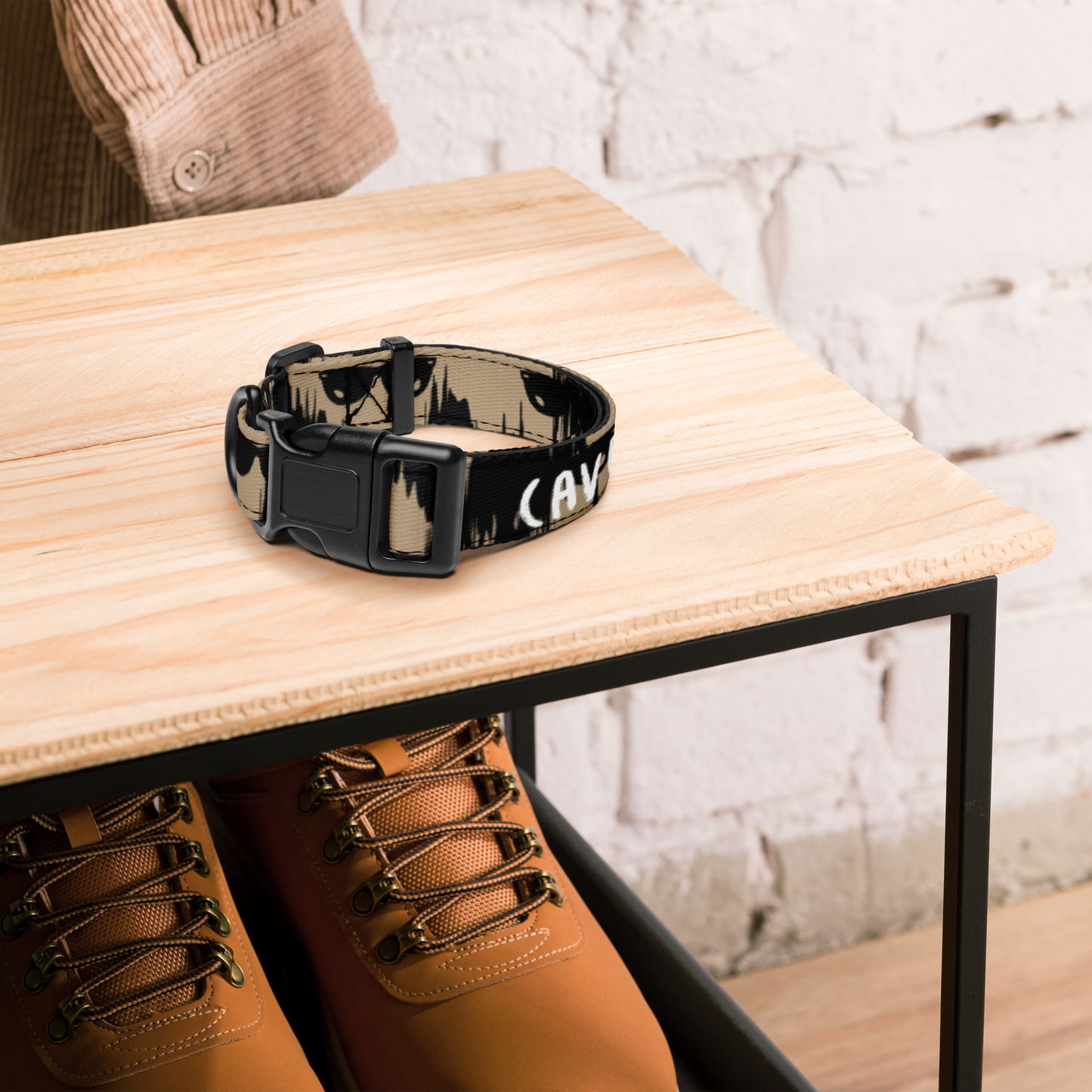 cavewoman Pet collar